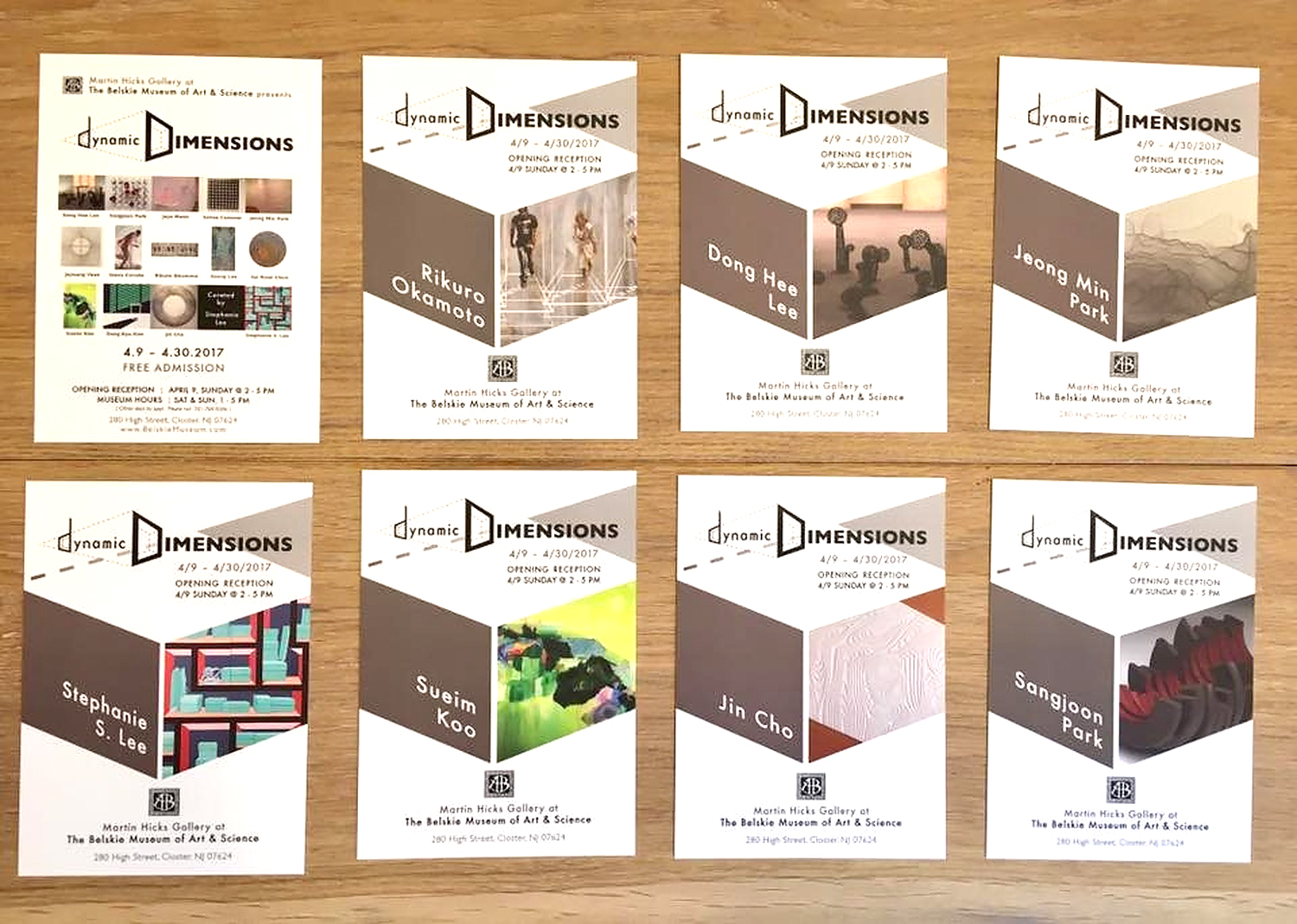 Dynamic Dimensions postcard system