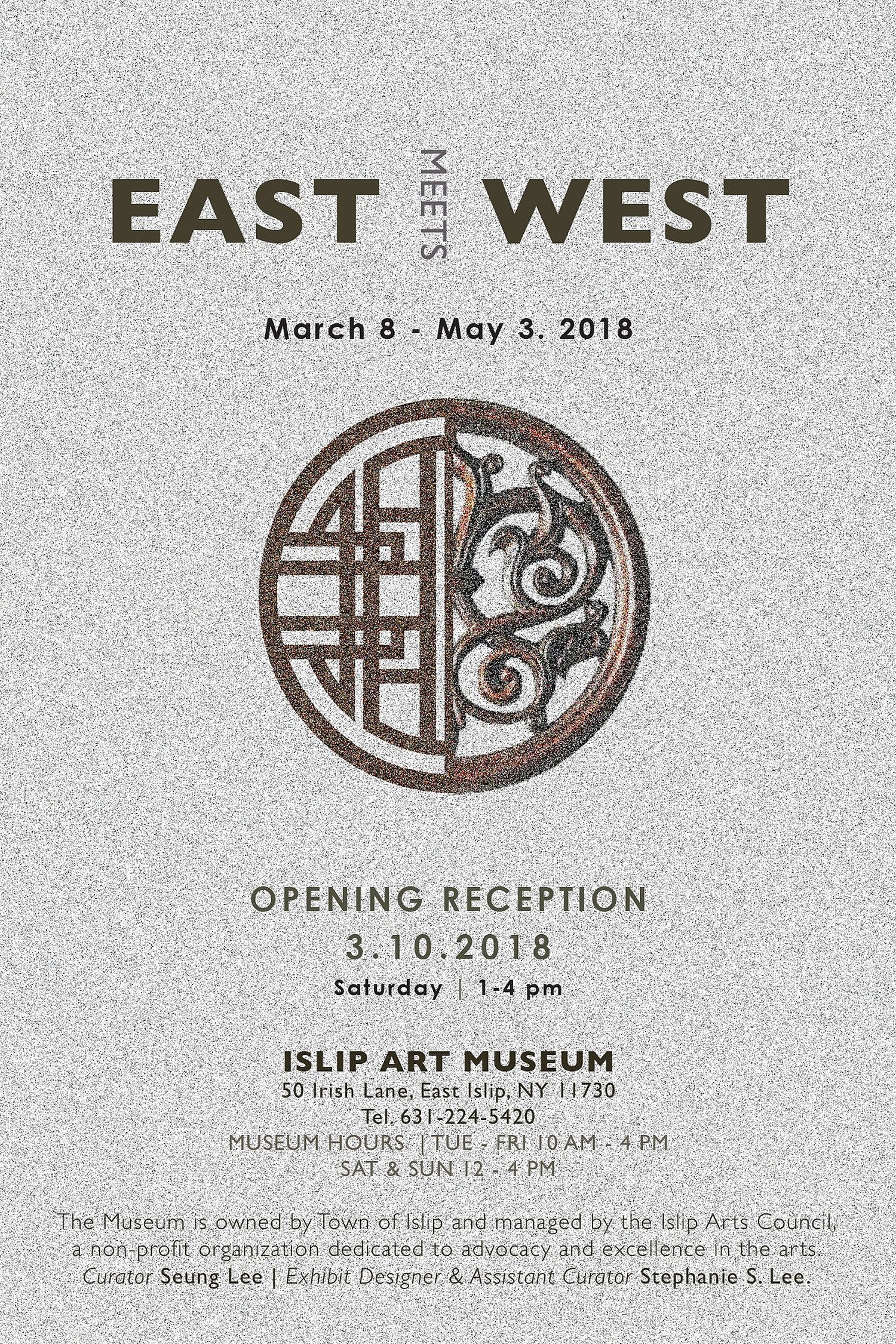 East Meets West postcard