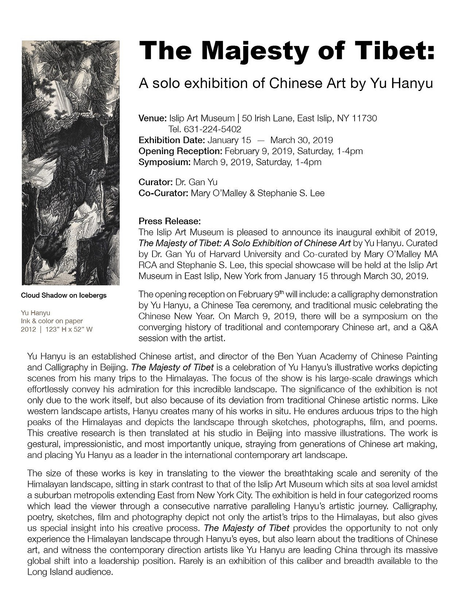 The Majesty of Tibet press release