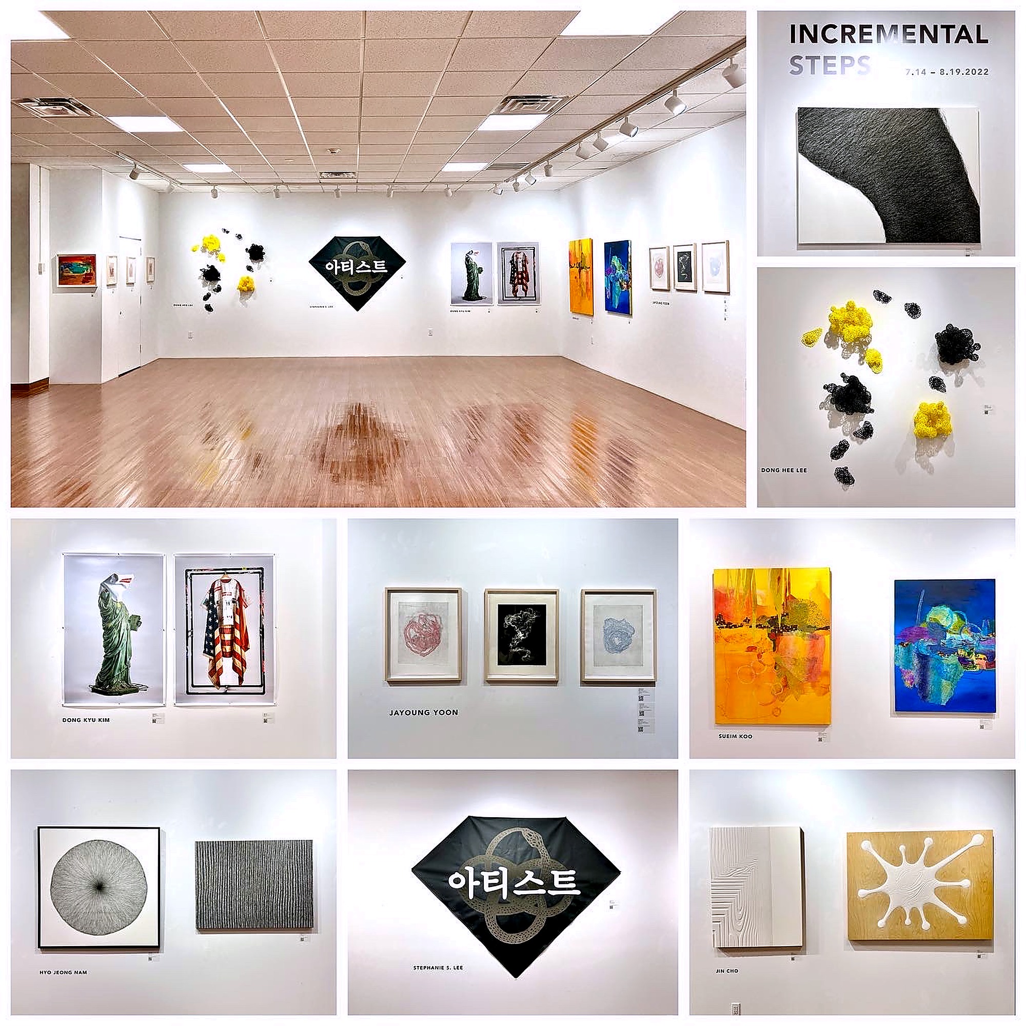 Incremental Steps exhibition documentation