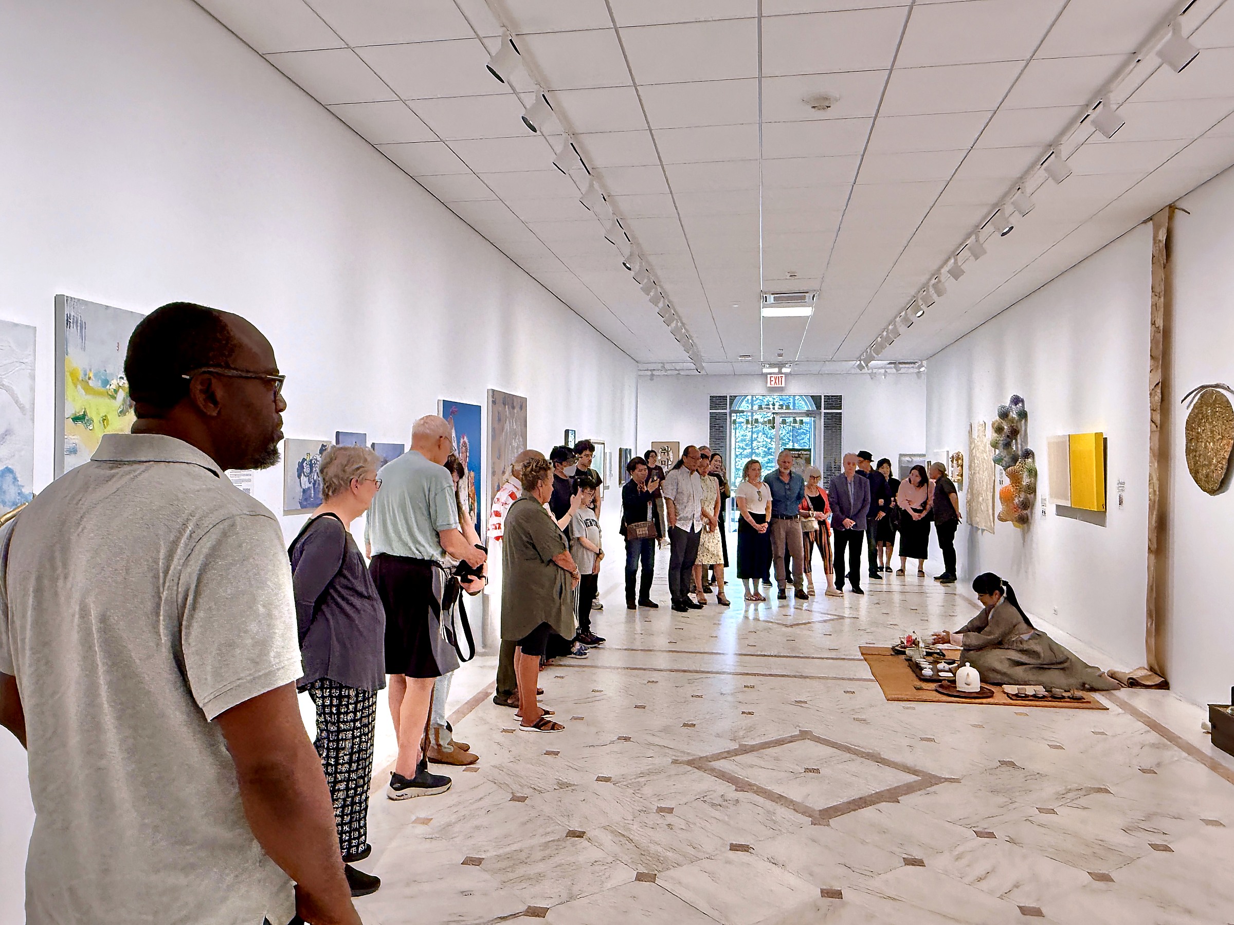 Panorama of Roots tea ceremony