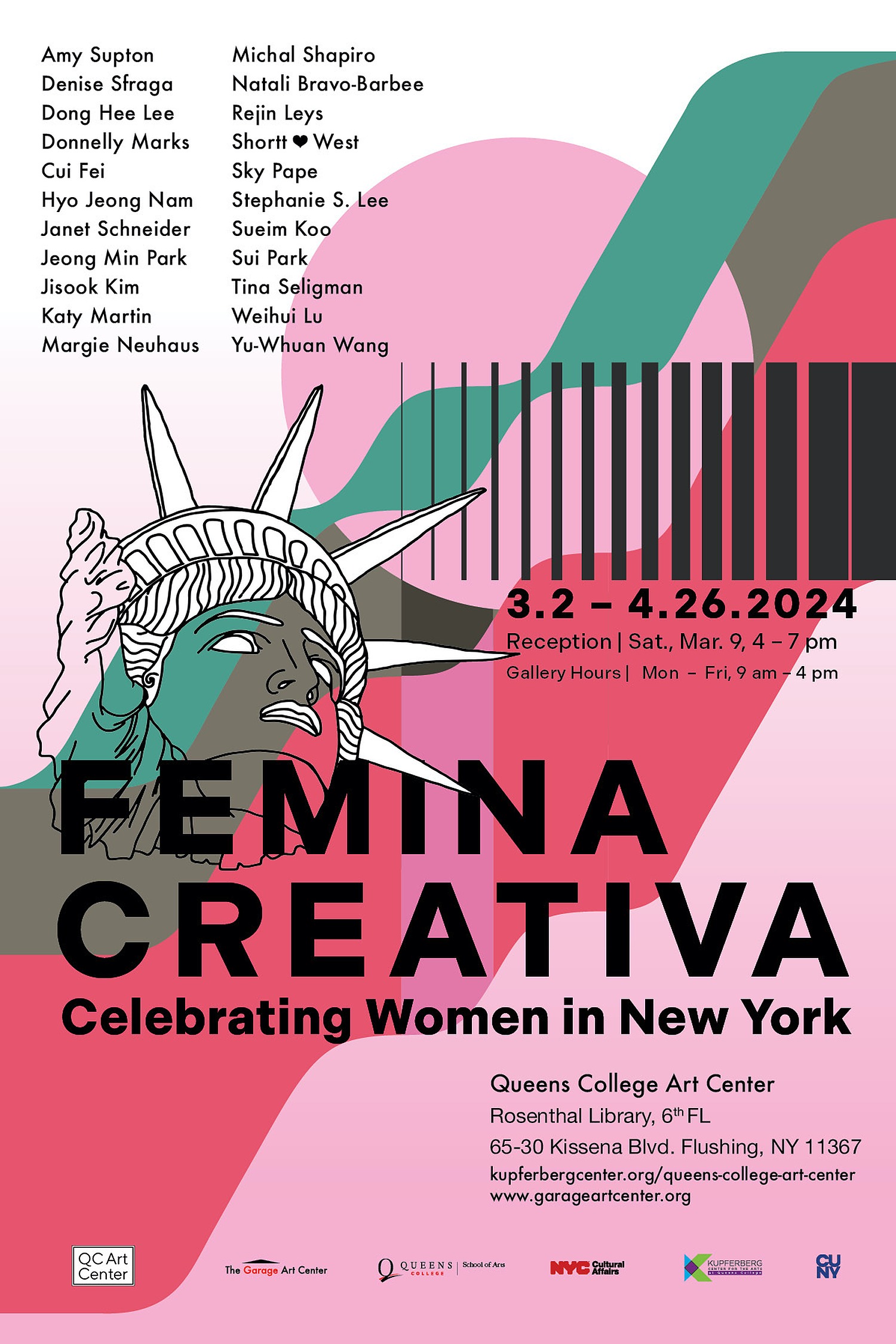 Femina Creativa exhibition poster