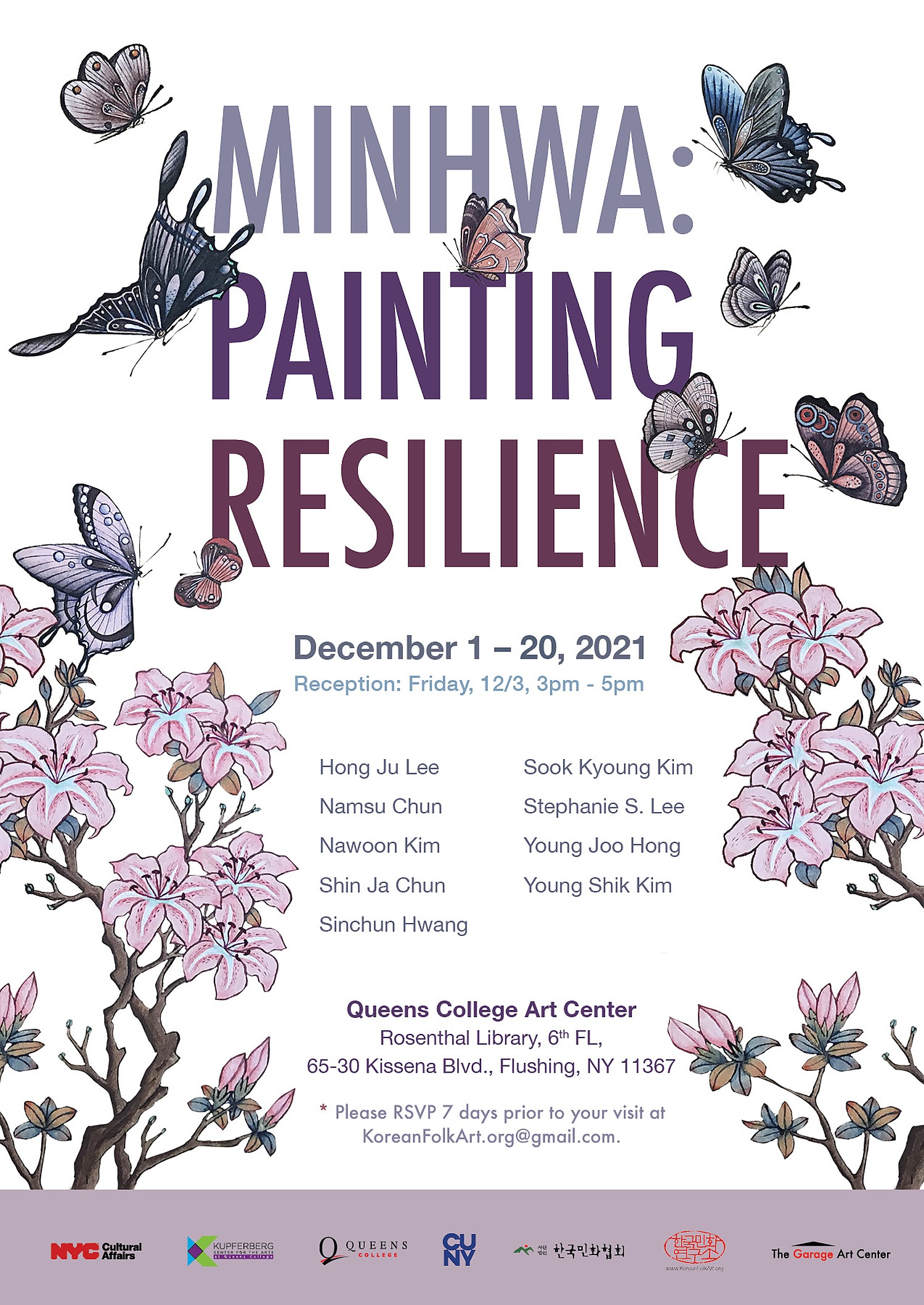Minhwa Painting Resilience exhibition postcard