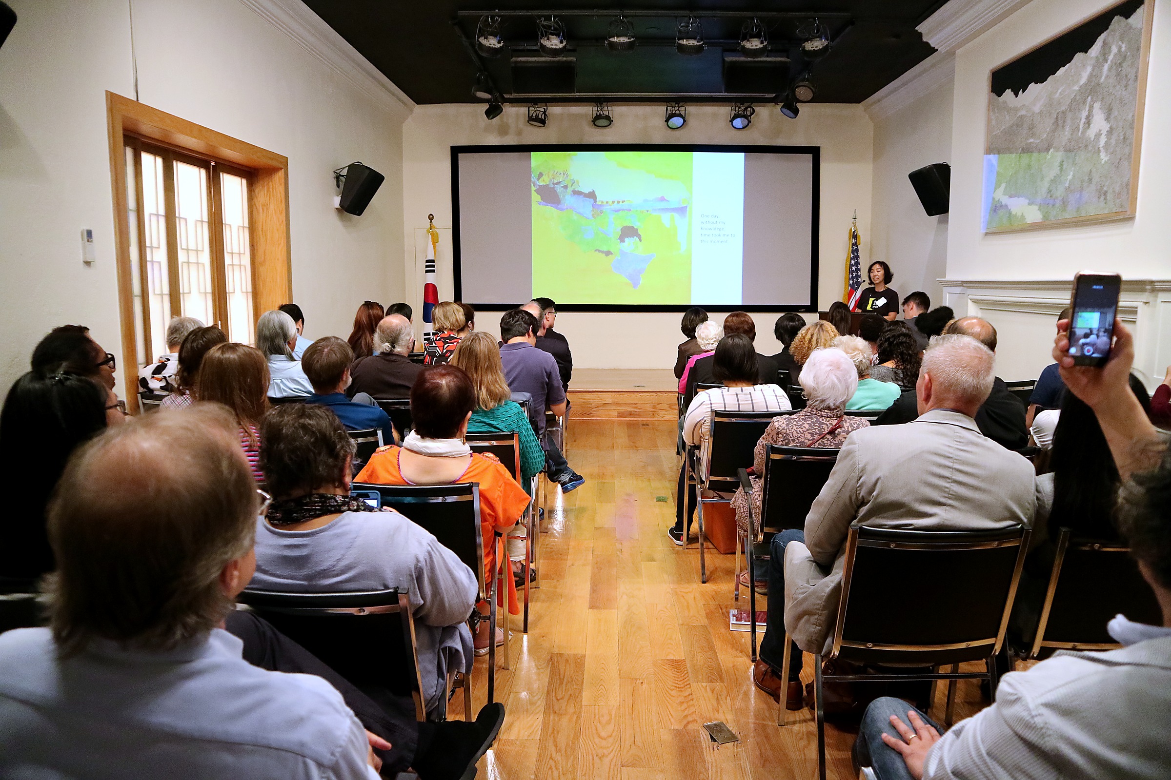 Evolving exhibition public presentation